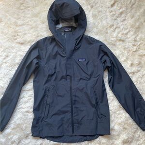 Patagonia Shells Rain Jacket Hooded 100% Recycled Nylon Women’s S